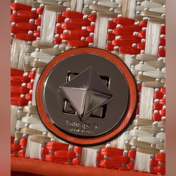 Kate Spade Natalia Straw medium flap shoulder bag - Picture 11 of 11